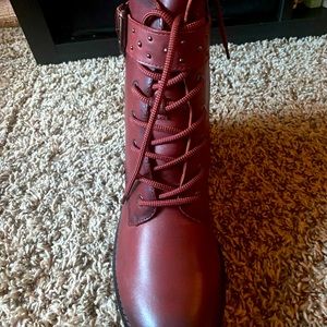 Pikolinos Red Leather Boots (New)